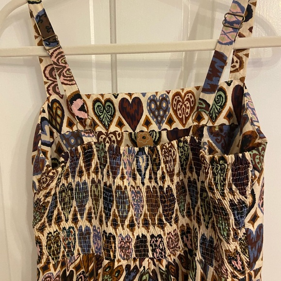 Farm Rio Dress Heart Patterned Multicolor Dress - Picture 3 of 5